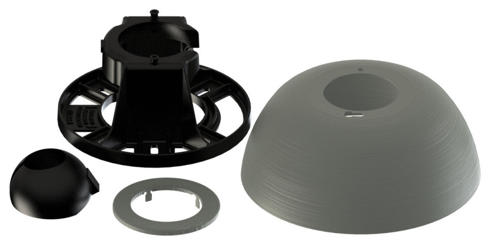 Sloped Ceiling Kit for Ceiling Fan 1" Antique Graphite