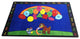 Rainbow Paint Rug, 5'x8'