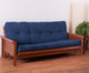 Blazing Needles Vitality 6" Microsuede Full Futon Mattress, Indigo