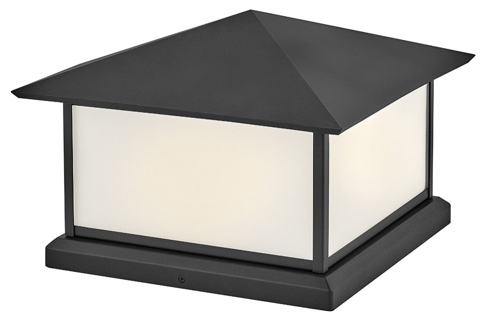 Hinkley Walter Large Pier Mount Lantern, Textured Black