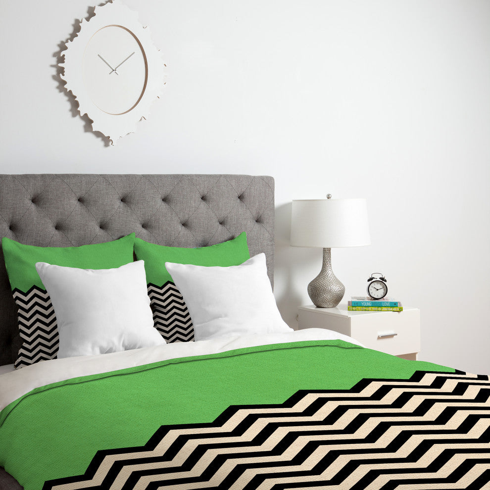 Deny Designs Bianca Green This Way Duvet Cover - Lightweight