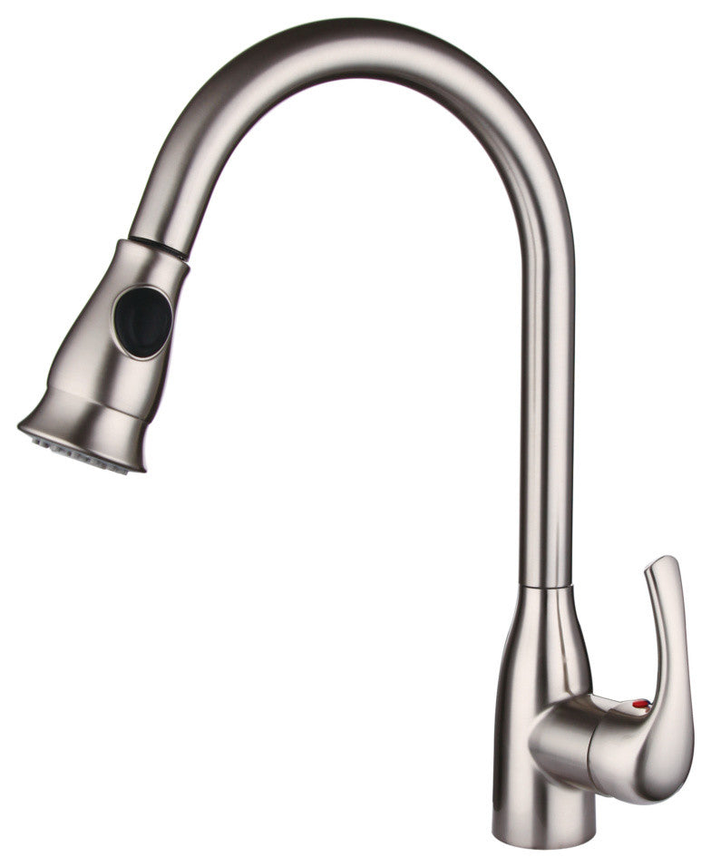 Pull Out Kitchen Faucet, Brush Nickel Finish