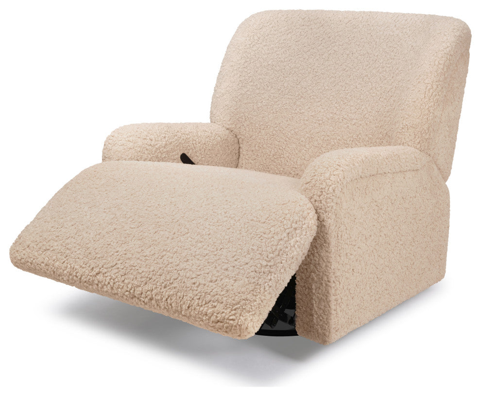 Winslow Extra Wide Recliner and Swivel Glider, Chai Shearling