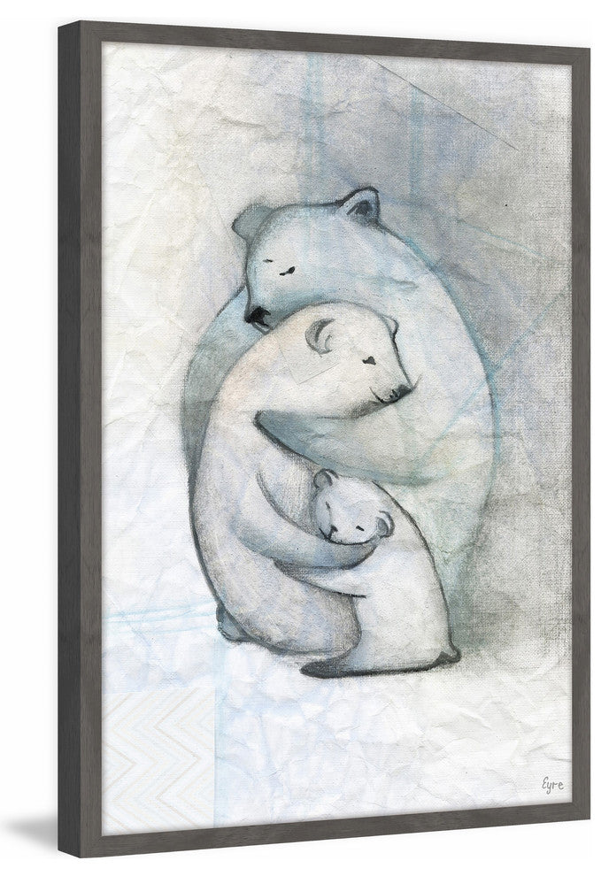 "Family Embrace II" Framed Painting Print, 24"x36"