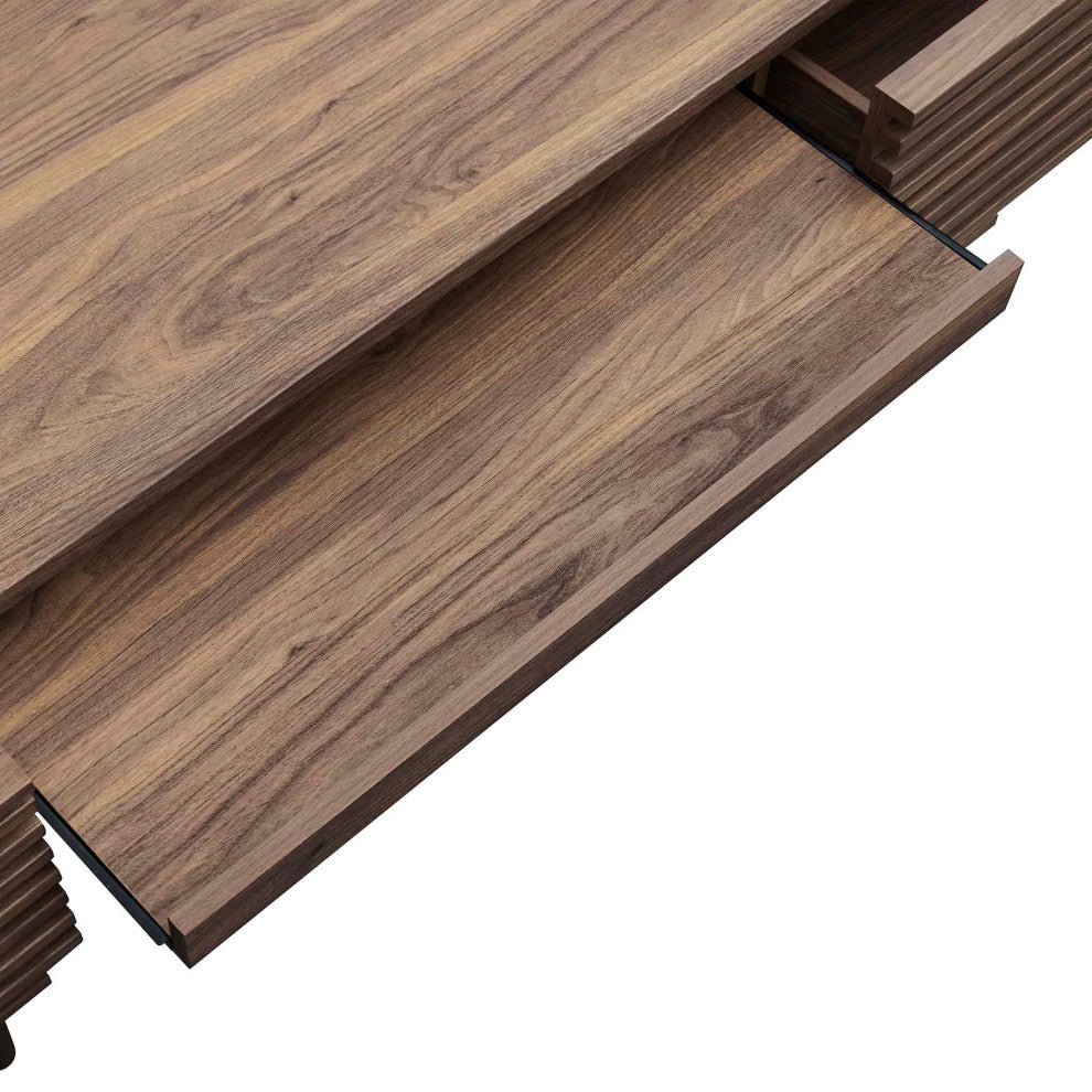 Render Office Desk, Walnut