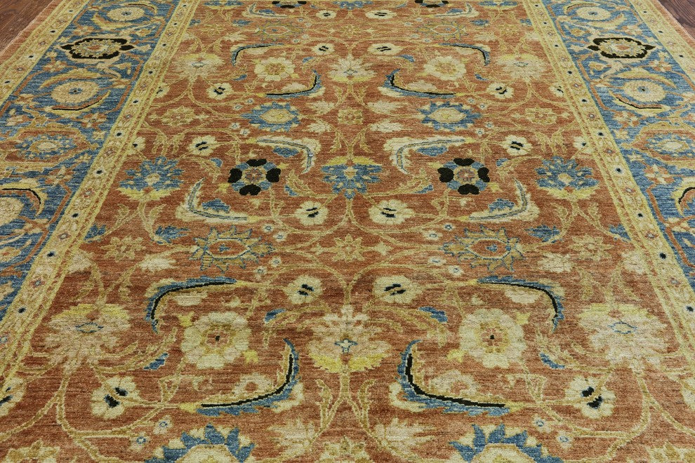 8'x10' Signed Fine Serapi Oriental Area Rug, W1909