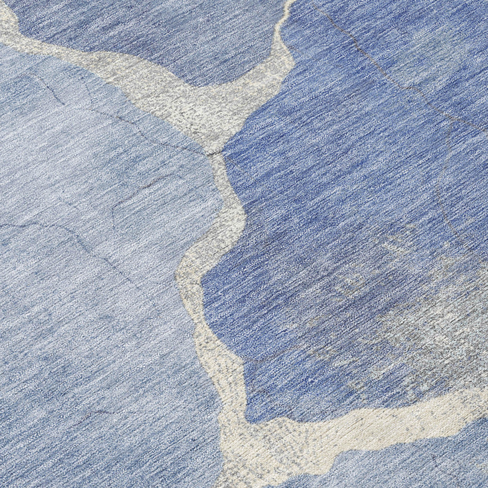 Machine Washable Indoor/Outdoor Chantille ACN1889 Denim 8' x 10' Rug