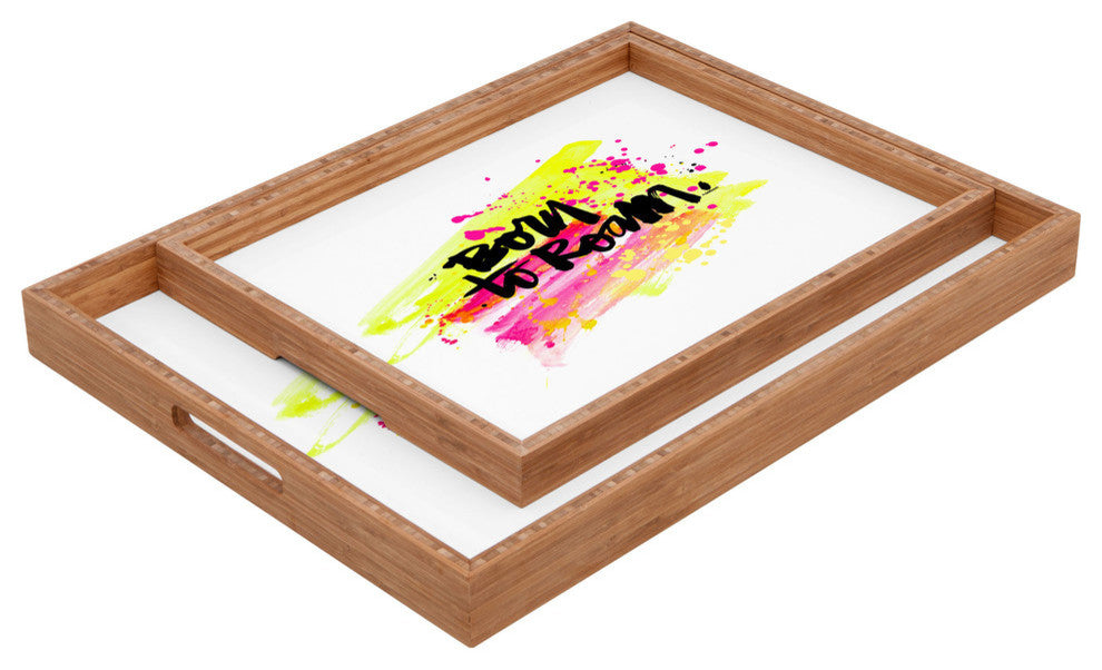 Deny Designs Kal Barteski Born To Roam Rectangular Tray