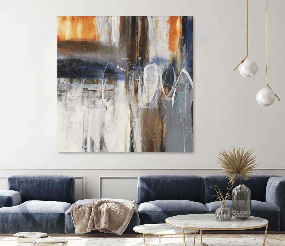 Back to the Future - 72 x 72 by Liz Jardine