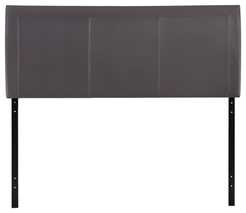 Modway Bedroom Isabella Queen Vinyl Headboard, Brown