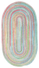 Capel Baby's Breath Medium Blue 0450_440 Braided Rugs - 11' 4" X 14' 4" Oval