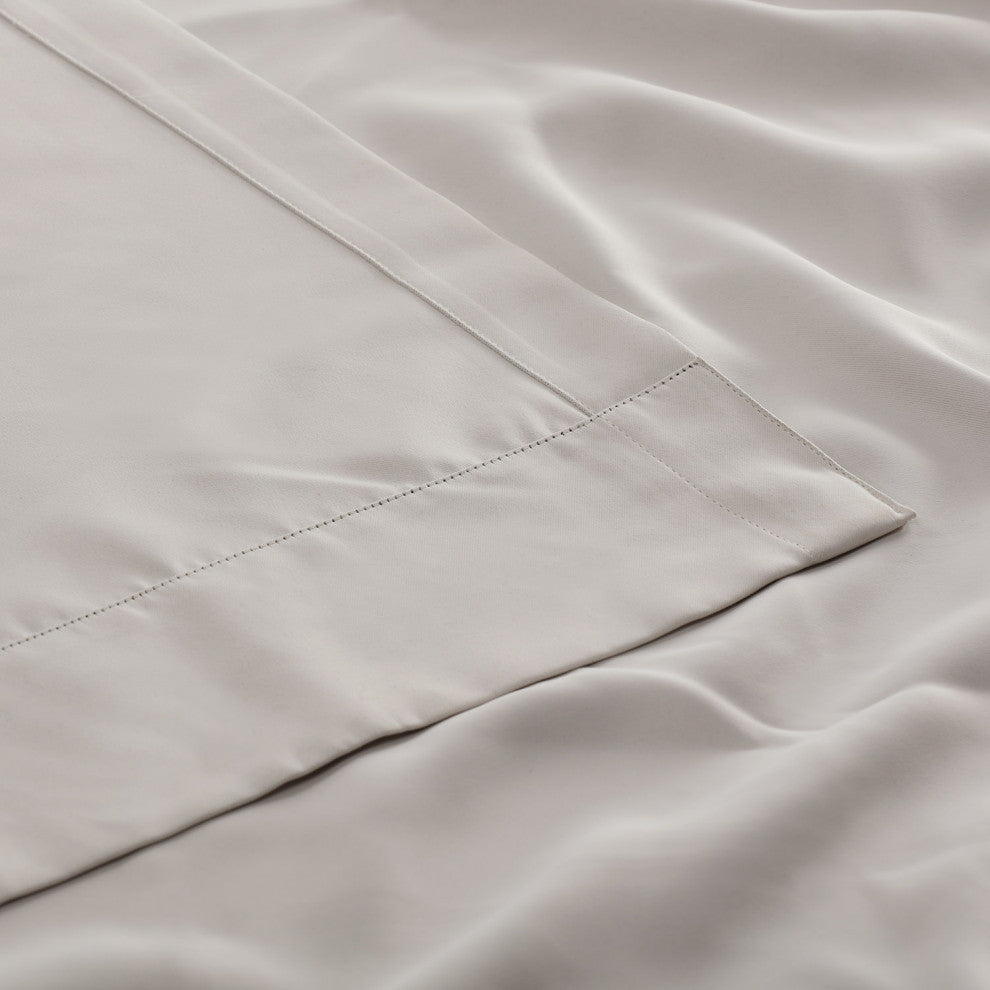 Room Darkening Curtain Panel Pair, Alabaster Beige, 50"x96"