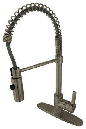 Gourmetier Single-Handle Pre-Rinse Kitchen Faucet, Brushed Nickel