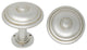 Urbanest Tondo Metal Drapery Medallion Holdback, Antique Pewter