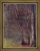 Georges Seurat in the Woods at Pontaubert Framed Premium Canvas Print, 21"x28"