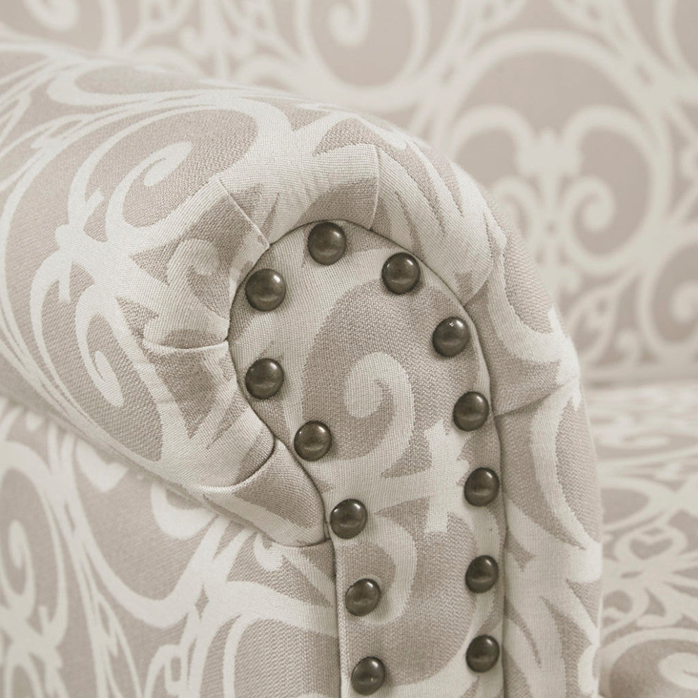 Madison Park Brooke Accent Chair, Natural, Accent Chair