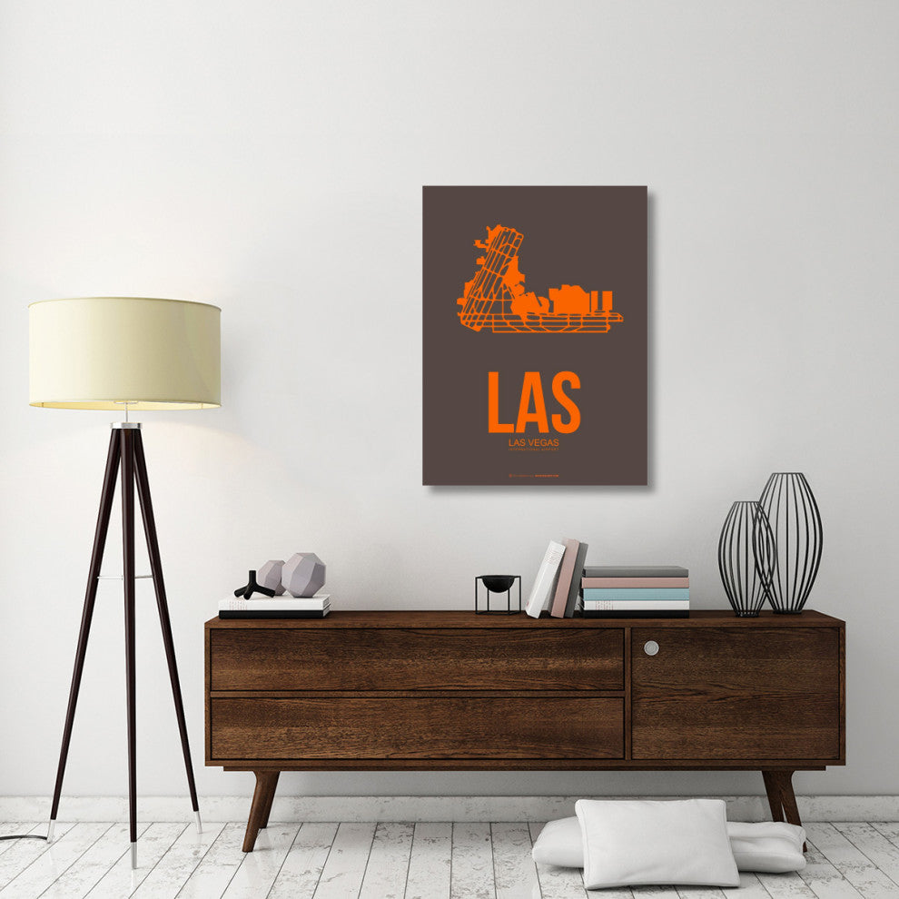 "LAS Las Vegas Poster 1" Fine Art Print