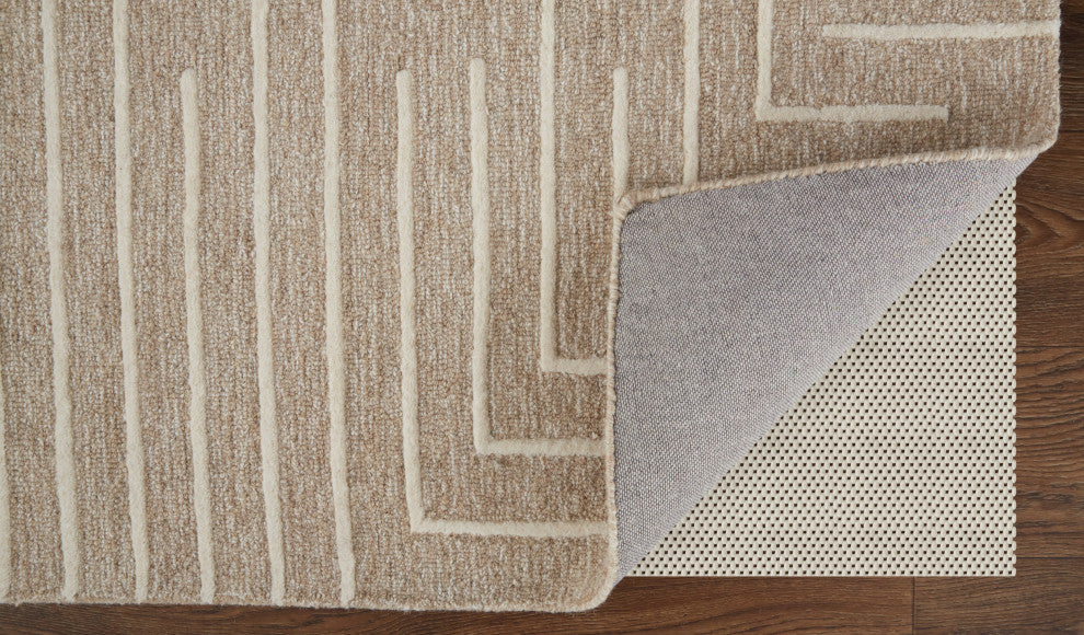Fenner T8003 Transitional/Farmhouse/Casual Area Rug, 5'x8'