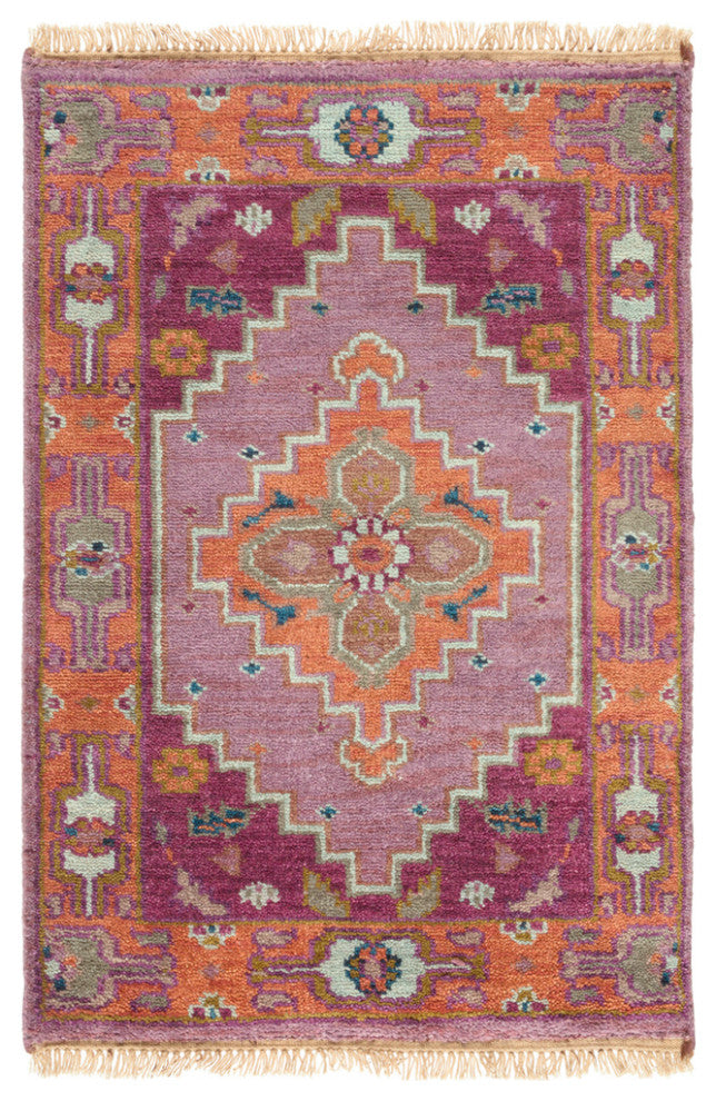 Surya Zeus ZEU-7800 Traditional Area Rug, Eggplant, 2' x 3' Rectangle