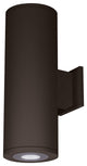 Tube Architectural 2 Light Wall Light, Bronze