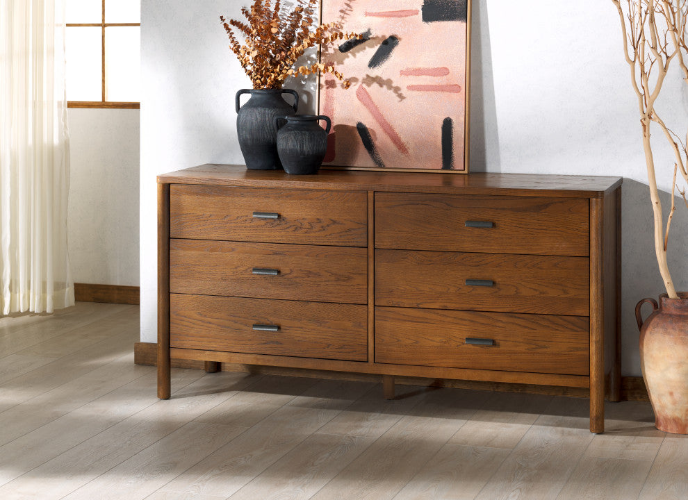 Safavieh Couture Jaylessa Wood Dresser, Medium Oak