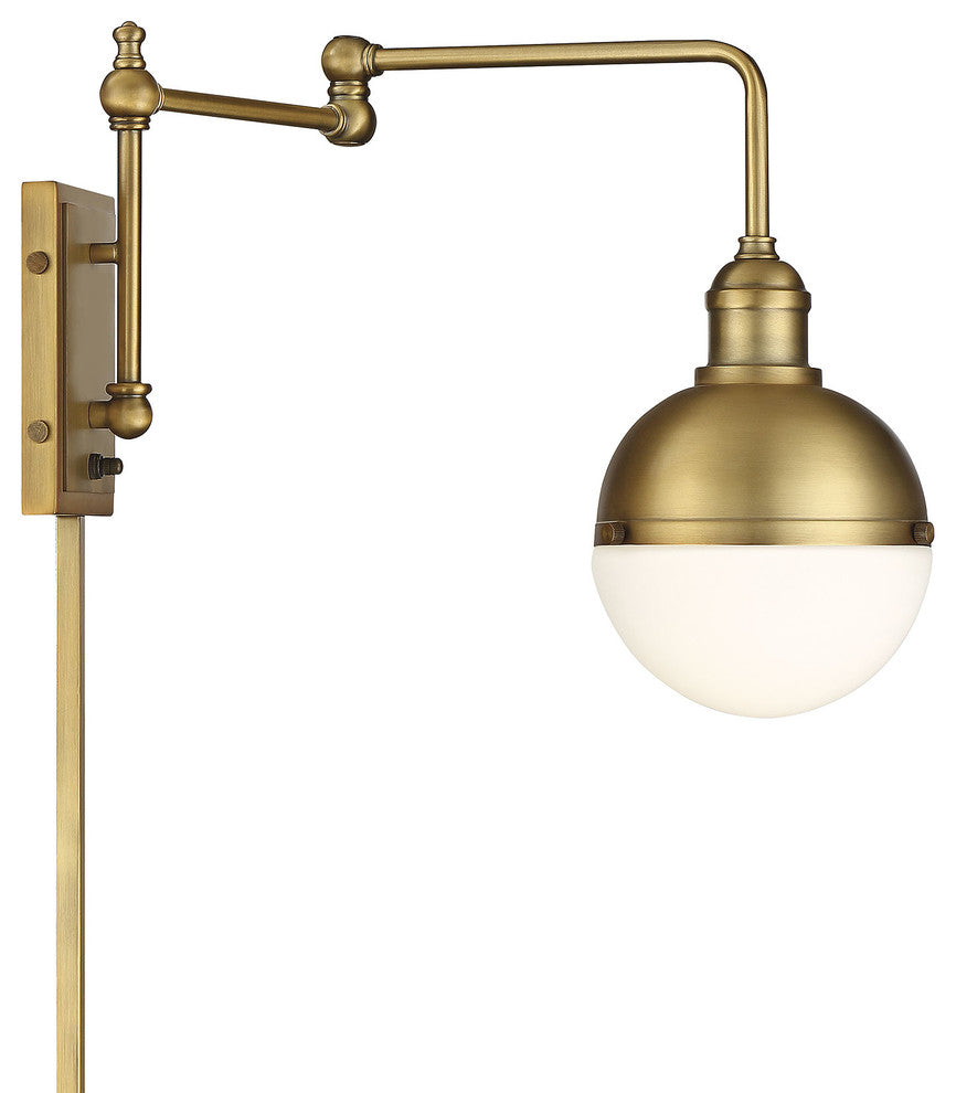 1-Light Wall Sconce, Brass
