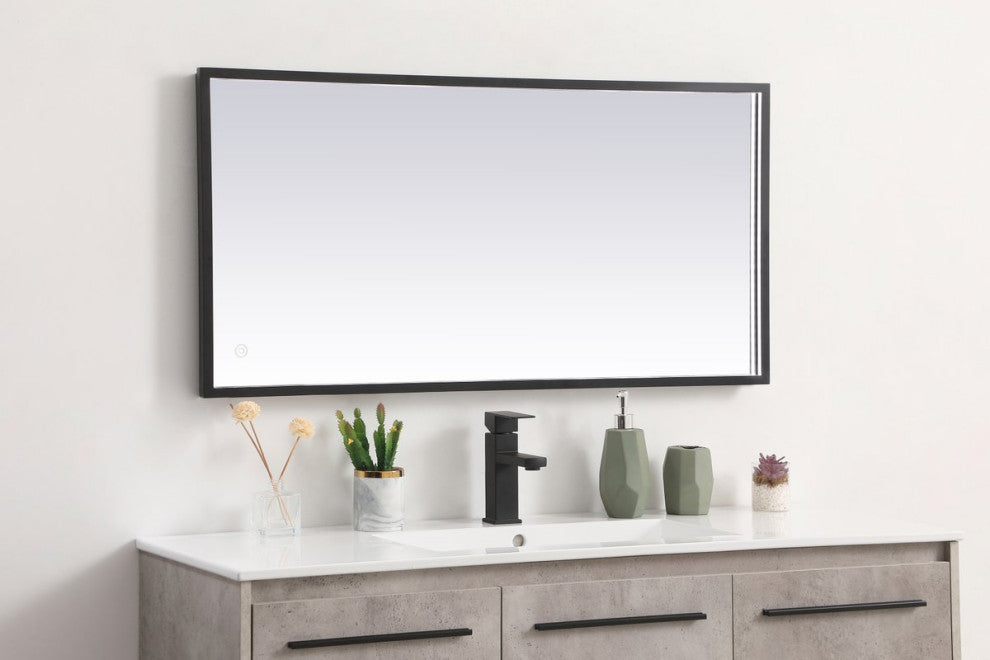 Modern Black Led Mirror