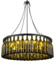 38W Tuscan Vineyard Estate 36 Wine Bottle Chandelier