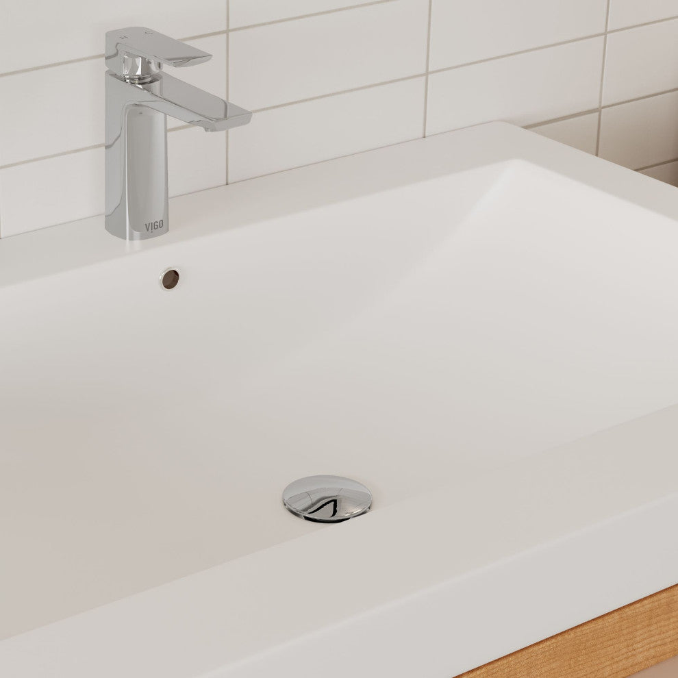 The Aeris Bathroom Vanity, Oak, 55", Double Sink, Wall Mount