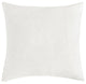 Lima Linen Fabric Capri Blue Throw Pillow, 22x22