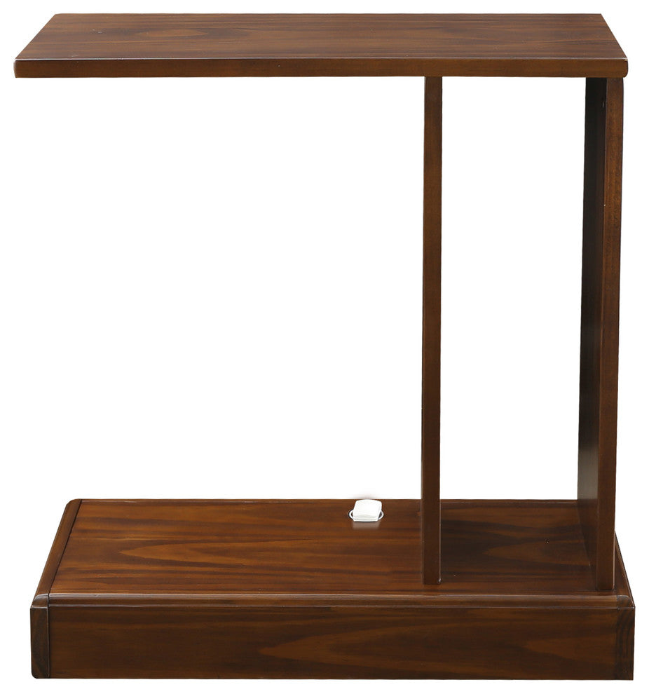 Monroe C-Table with Concealed Drawer, Concealment Furniture