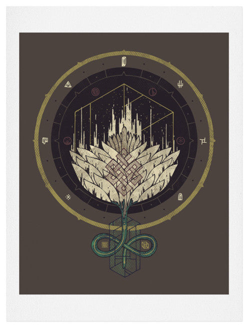 Deny Designs Hector Mansilla Fading Dahlia Art Print