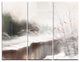 "Snowy Silence" Glossy Metal Wall Art, 3 Panels, 36"x28"