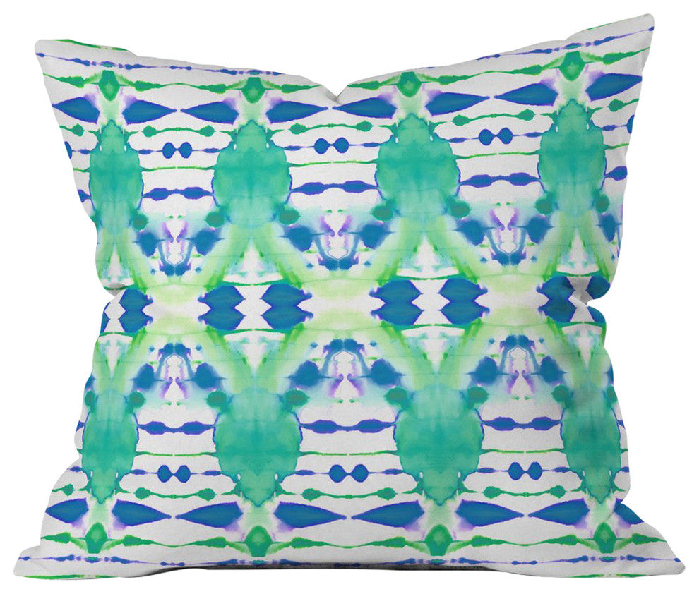Amy Sia Inky Oceans Throw Pillow, 16"x16"
