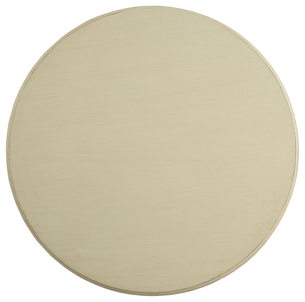 Urban Designs Callisto Wooden Accent Side Table, Antique White