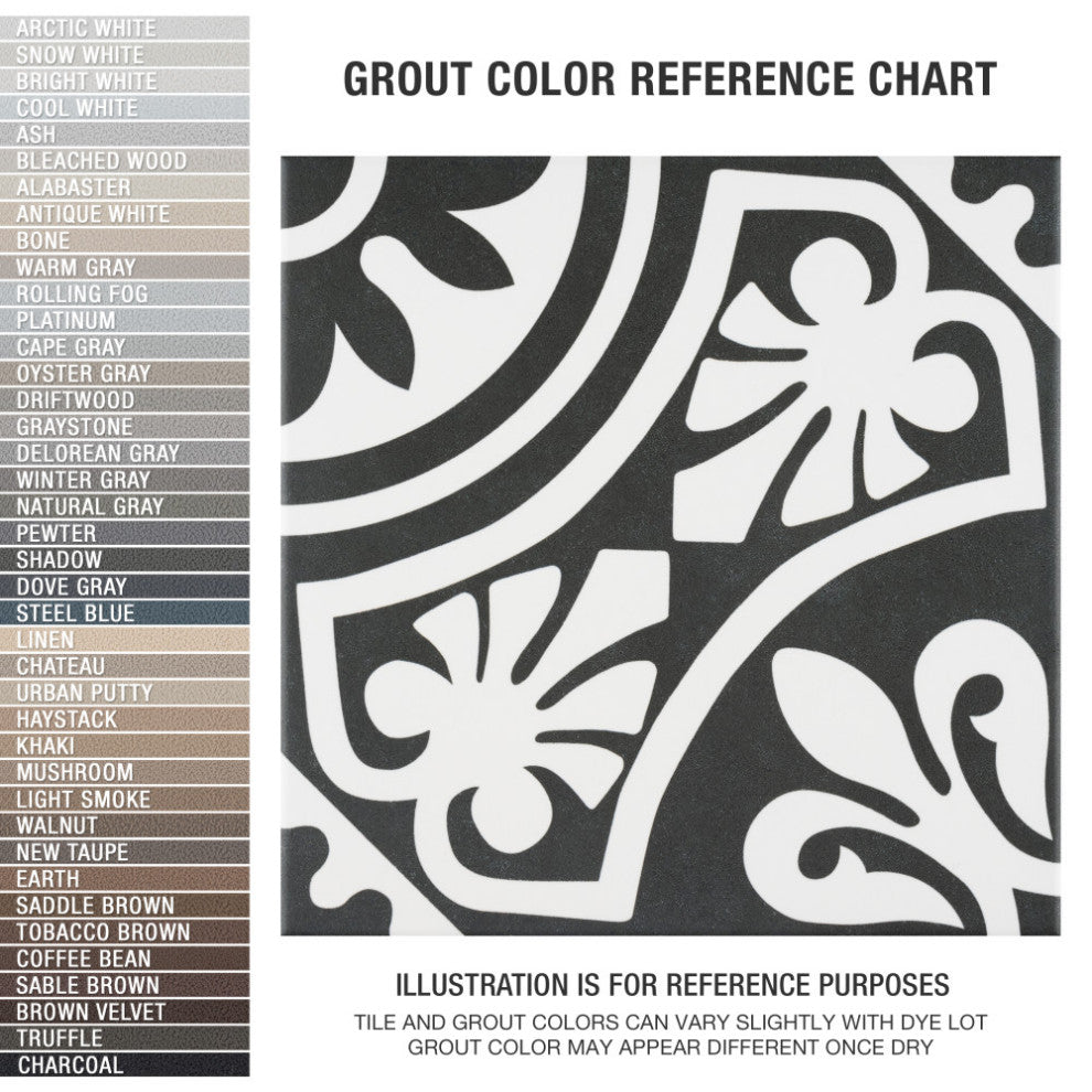 Majestic Tiena Black Porcelain Floor and Wall Tile