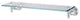 Kingston Brass Glass Shelf, Polished Chrome