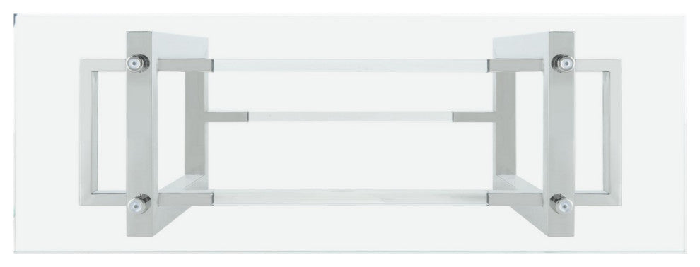 Safavieh Montrelle Acrylic Console Table Silver