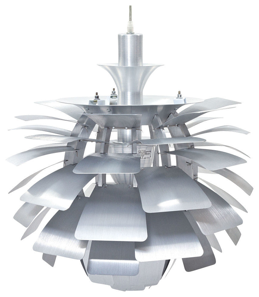 Modern Contemporary Living Dining Room 28" Ceiling Light Chandelier Silver