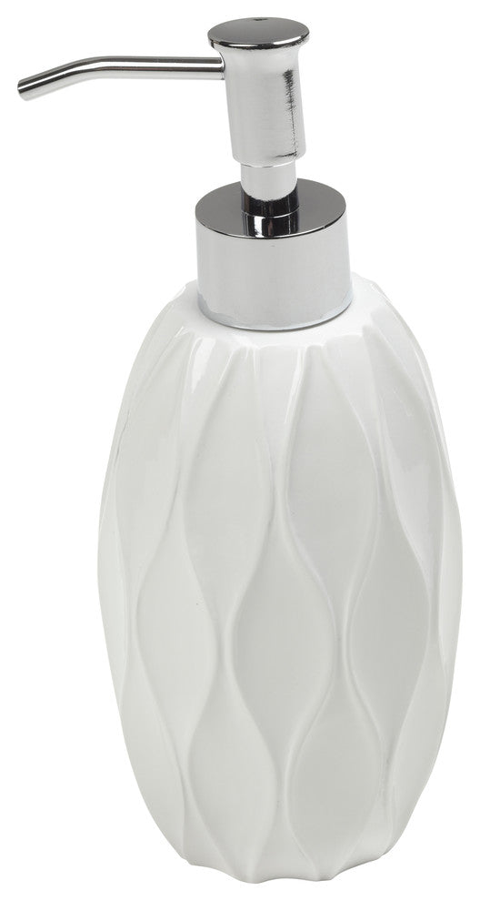 Wave, White, Lotion Pump