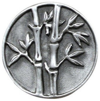 Bamboo Motif Knob, Antique Brass
