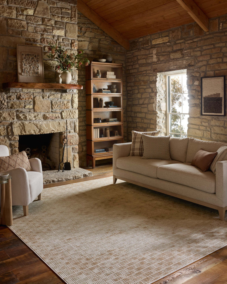 Loloi Townes Beige / Clay 7'-10" x 10' Area Rug