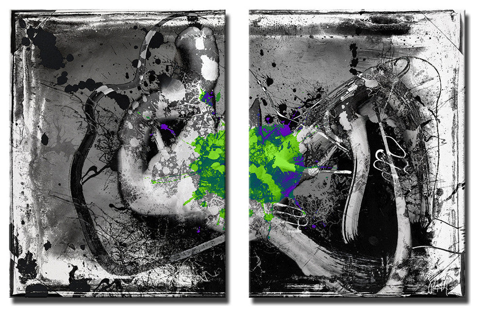 INKD XIV Canvas Art, 30"x20" 2-Panels