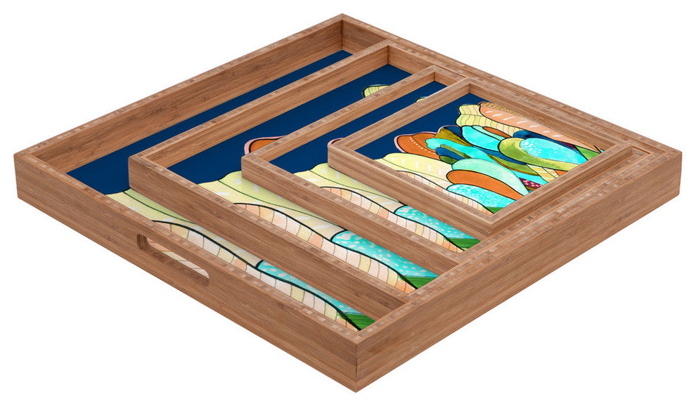 Deny Designs Cayenablanca Caribbean Seaweeds Square Tray