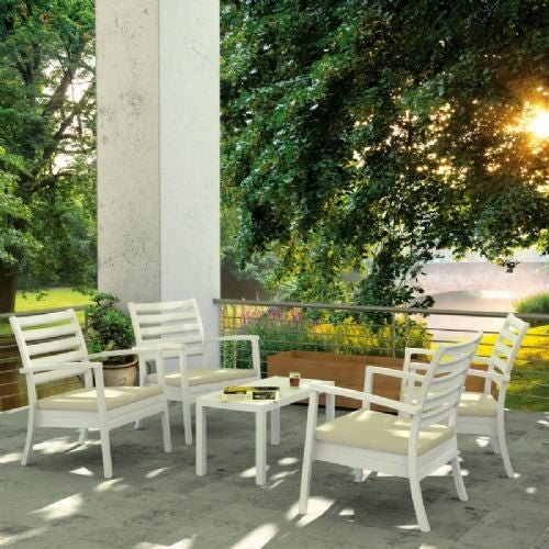 Compamia Ocean Outdoor Coffee Table, White