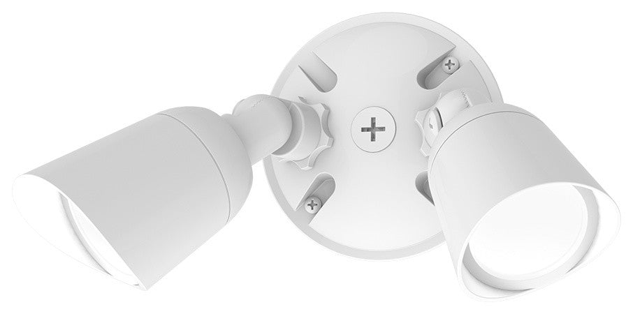 WAC Lighting Endurance Double Spot Light LED 3000K Warm White, White