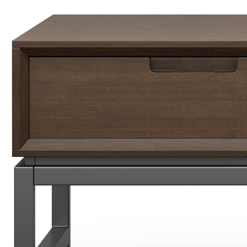 Banting Solid Hardwood Lift Top Coffee Table, Walnut Brown