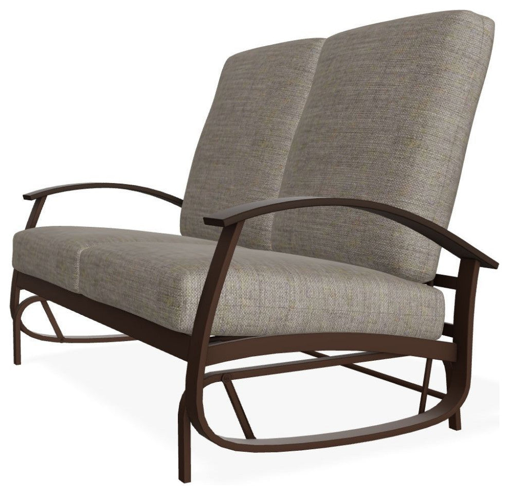 Belle Isle Cushion Deep Seating 2-Seat Glider, Cast/Kona