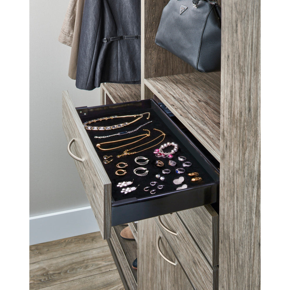 Jewelry Drawer System With Soft Close, 24"