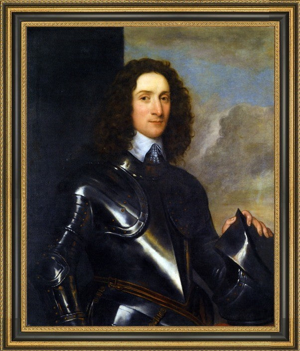 Robert Walker Portrait of Sir Alan Brodrick Framed Premium Canvas Print, 16"x20"